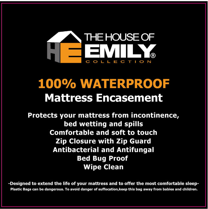 Incontinence Mattress Protector Encasement 100% Waterproof Wipe Clean Anti Bed Bug | 8 Sizes