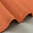 Extra Long 285cm Burnt Orange Curtain Pair Blackout Ring Top Two Tie Backs Included