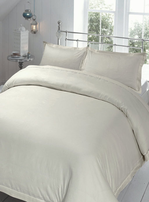 egyptian cotton sateen grey duvet cover