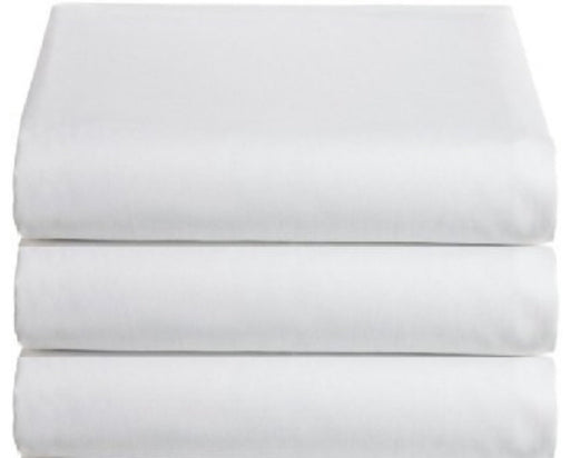 Single Bed 3 pce Sheet Set White 200 Tc