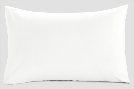 300 TC 100% Cotton Sateen White Super Kingsize Pillowcases Pair