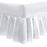 Double Fitted Valance Sheet Frilled White 200 TC