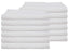 Wholesale Thin White Hand Towels Bulk Buy 100% Cotton 320 gsm Budget Quality Packs of 12 and 96