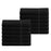 Thick Black Hand Towels 650gsm 100% Cotton - Packs of 4, 20 and 40