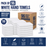 White Thin Hand Towels Bulk Buy 100% Cotton 320 gsm Budget Quality Packs of 12 and 96