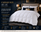 8 FT Caesar Size Goose Feather & Down Duvet 10.5 Tog