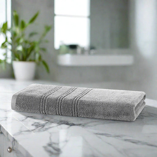 Charcoal Grey Bath Sheets 100% Cotton Zero Twist 600gsm 90 x 150cm