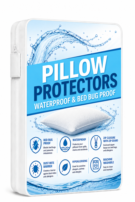 Bed Bug Mattress Protector Encasement Zipped Waterproof Anti Bed Bug Cover All Sizes