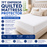 Large Emperor Mattress Protector Quilted 15" Extra Deep