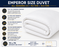 Emperor All Seasons (4.5 + 9.0 Tog) Duvet Microfibre Down Alternative Hypoallergenic