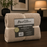 Extra Large Herringbone Throw Blanket 100% Cotton Natural & Beige