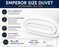 Extra Large Big Duvet Emperor 290cm x 235cm 10.5 tog Luxury Microfibre Down Alternative