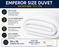 Emperor Duvet 13.5 tog Microfibre Down Alternative Hypoallergenic