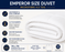 Large Emperor Lightweight Duvet 4.5 tog Microfibre Down Alternative Hypoallergenic