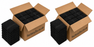 Wholesale Black Hand Towels Bulk Buy 100% Cotton 400 gsm Packs of 12, 48, 72 and 96