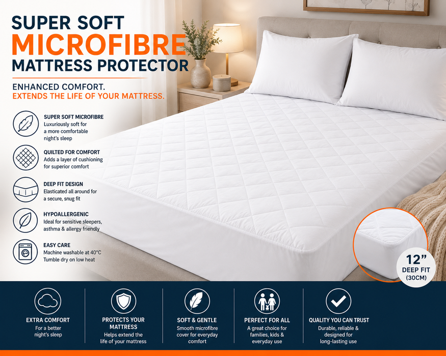 Wholesale Quilted Mattress Protectors Extra Deep Budget Quality