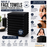 Luxury Black Face Towels Wash Cloths Flannels 600gsm 100% Cotton Packs of 12 and 96