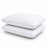 Super King Size Pillow Protectors Quilted Microfibre 50 x 90 cm Zipped Pack of 2 Hypo Allergenic Soft Smooth Touch