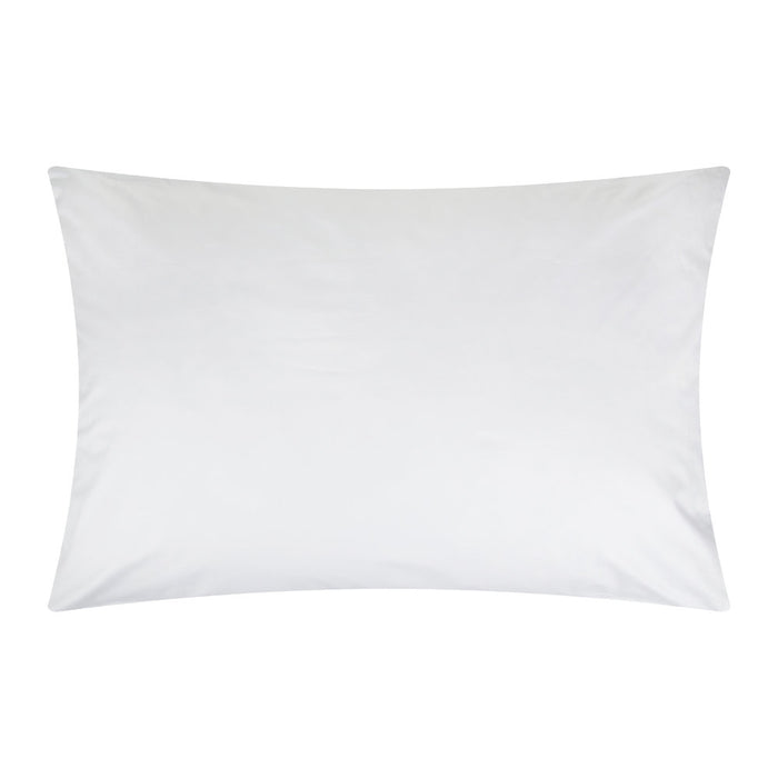 Super King 50 x 90cm Brushed Cotton Flannelette Pillowcases Pack of 2 White