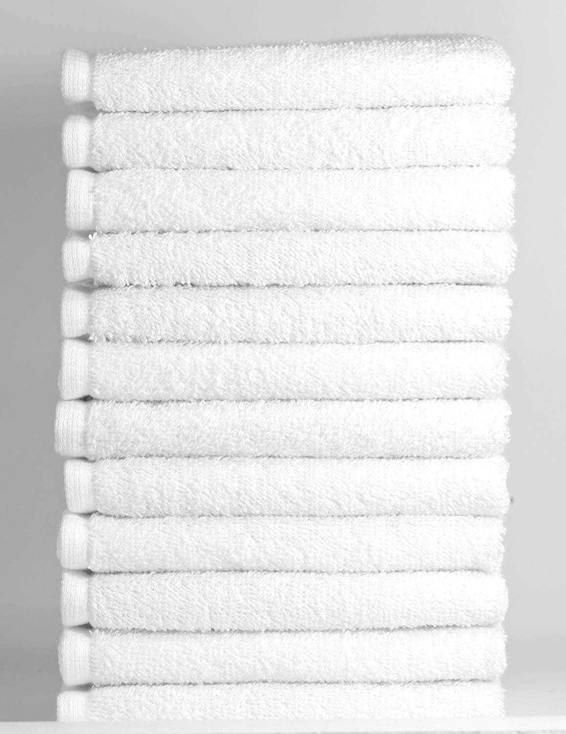 Wholesale White Face Cloths 650gsm 100% Cotton Packs of 12 and 96 ...
