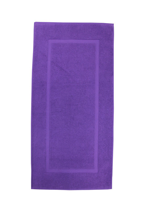 1000gsm Extra Large Royal Lilac Bath Mats 50 x 100cm 100% Cotton Towelling Type