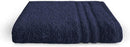 Wholesale Navy Blue Luxury Bath Towels 650gsm Bulk Buy 100% Cotton Packs of 6, 12 and 36