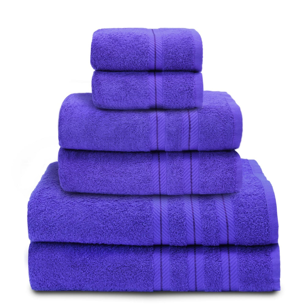 Wholesale Violet Purple Bath Towels 450gsm 100% Cotton Packs of 3, 12 and 48