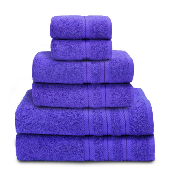 Purple shop bath towels