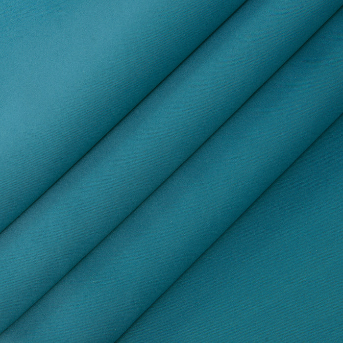 Teal Bedroom Eyelet Blackout Curtains 52" Wide x 63" Long with Tiebacks