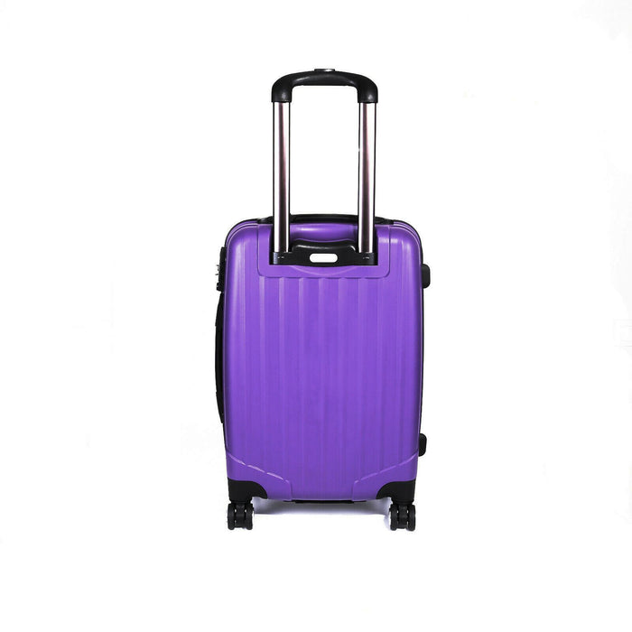 Hard Shell Cabin Suitcase 53x33x18cm 4 Double Spinner Wheels