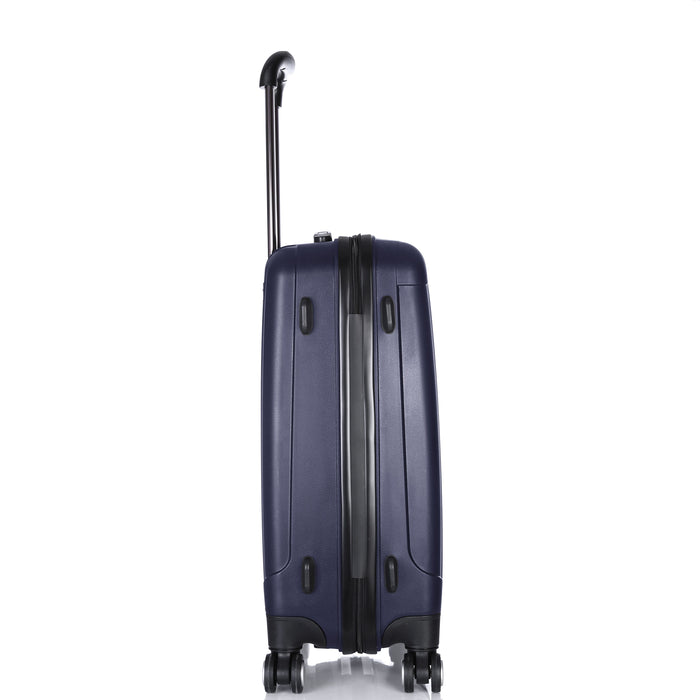 Hard Shell Cabin Suitcase 53x33x18cm 4 Double Spinner Wheels