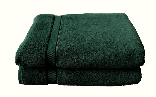 Wholesale Hunter Green Hand Towels 650gsm 100% Cotton - Packs of 4, 20 and 48