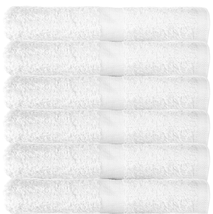 White Hand Towel 360 gsm 100% Cotton Full Size 50 x 100cm