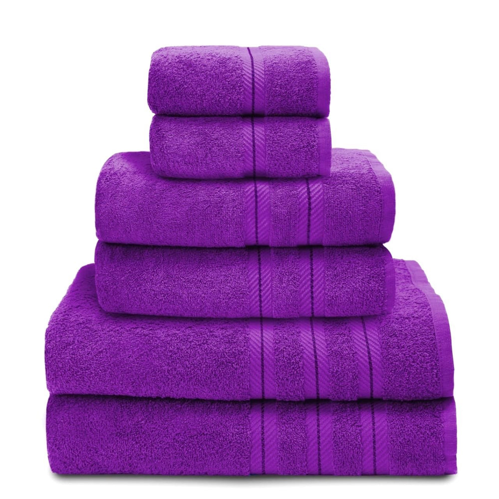 Royal Lilac Bath Towels 100% Cotton 450 gsm Packs of 3, 12 and 48