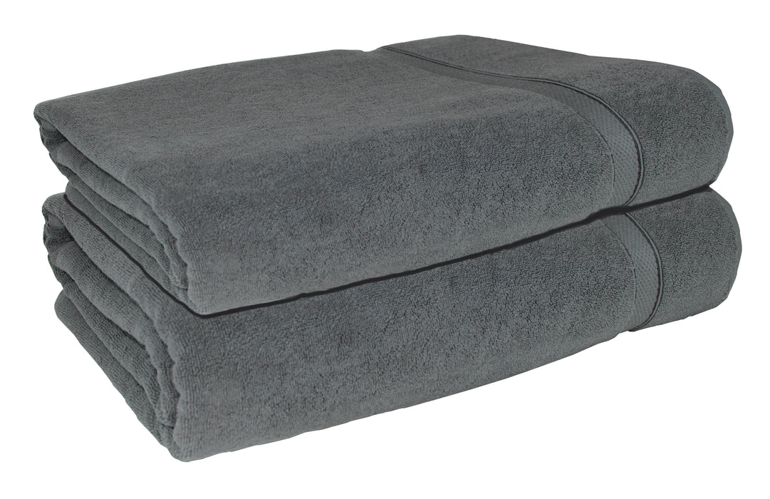 Wholesale Grey Bath Towels 650 GSM 70 x 130cm 100% Cotton