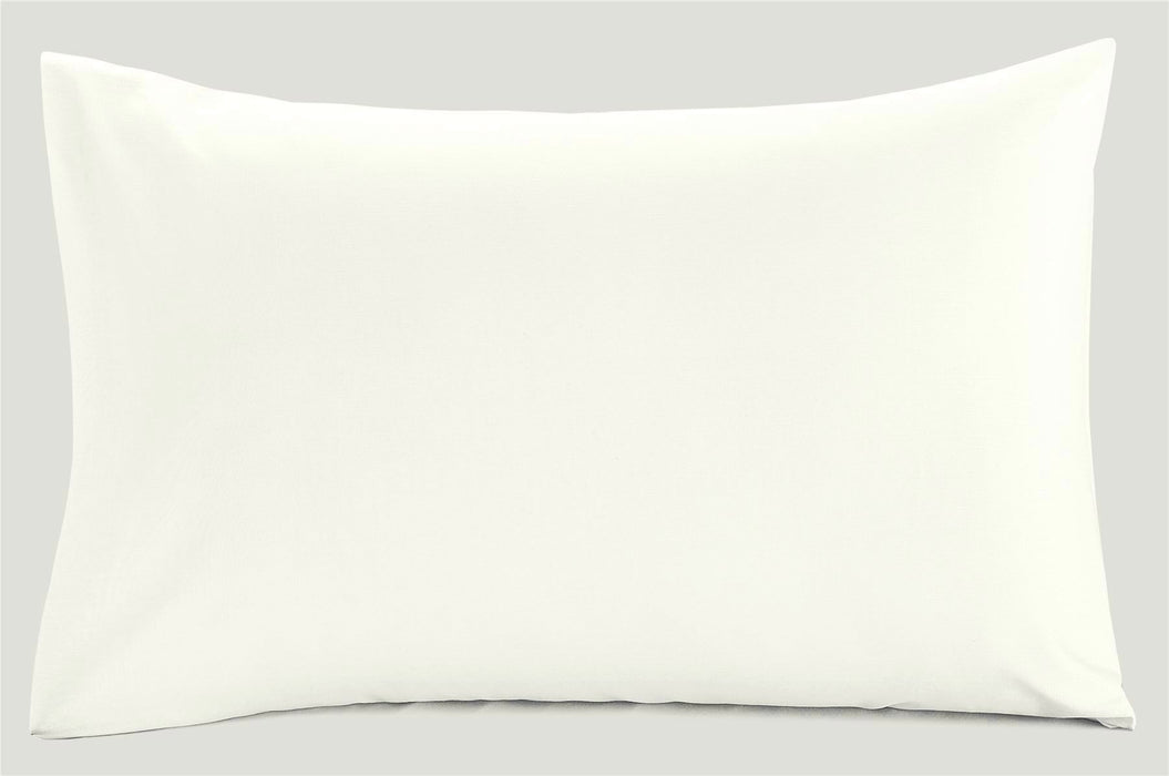 6 Foot Long Pillow Case Cream - 200 TC Polycotton Percale