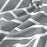Grey Duvet Cover Sets Reversible Herringbone Microfibre Soft As Egyptian Cotton