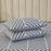Grey Duvet Cover Sets Reversible Herringbone Microfibre Soft As Egyptian Cotton