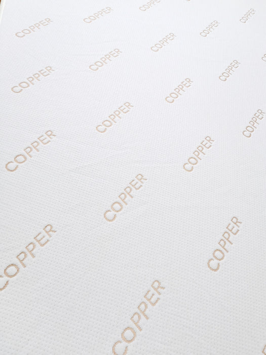 Anti Bacterial & Anti Viral Copper Infused Mattress Protector Waterproof Fully Enclosed Zip Closure