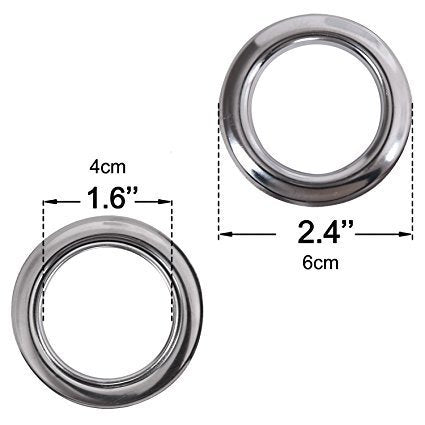90" x 112" Oyster Grey Blackout Curtain Pair Ring Top Two Tie Backs Included
