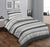 Single Bed Size Printed 3pc Complete Bedding Set