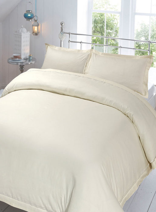 Oxford Duvet Cover Sets Baratta Stitch 100% Cotton Sateen 220 Tc with Oxford Pillowcase(s)
