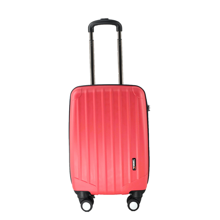 Hard Shell Cabin Suitcase 53x33x18cm 4 Double Spinner Wheels