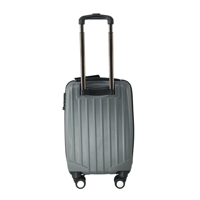 Hard Shell Cabin Suitcase 53x33x18cm 4 Double Spinner Wheels