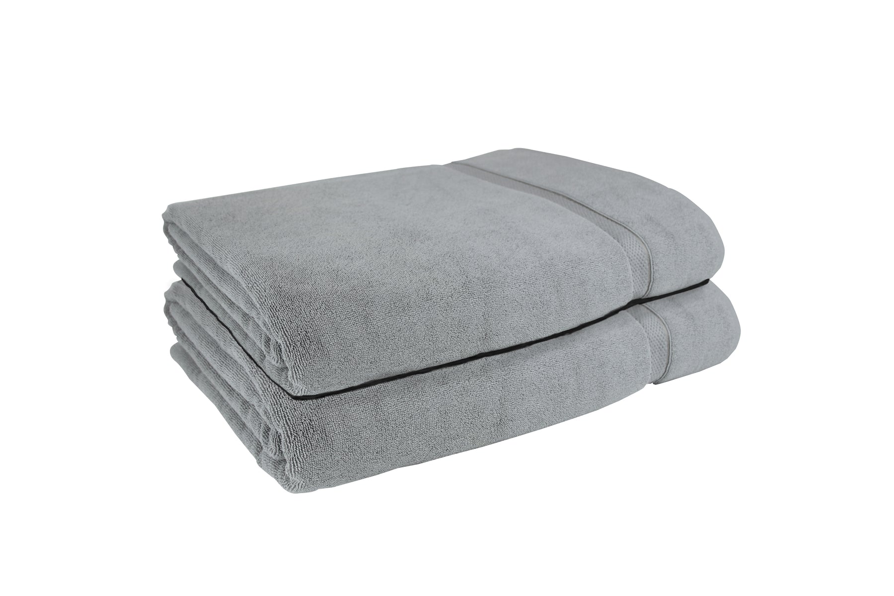 Wholesale Silver Grey Double Yarn Hand Towels 650gsm 100% Cotton - Packs of 4, 20 and 48