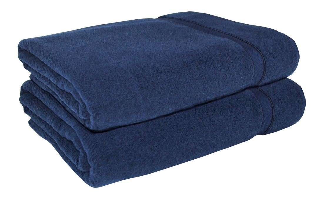 navy bath sheets amazon