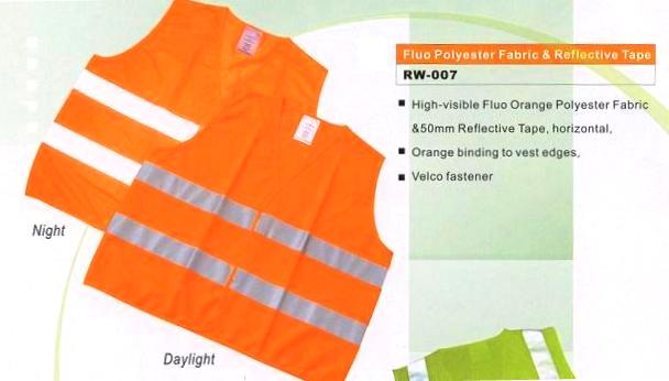 Hi Vis Vest High Viz Visibility Waistcoat Safety Work Reflective Orange - Packs of 5, 50 and 300