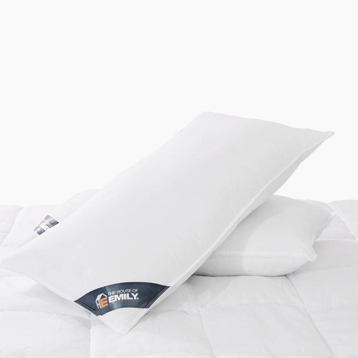 Down Alternative Standard Size Microfibre Pillows Pack of 2
