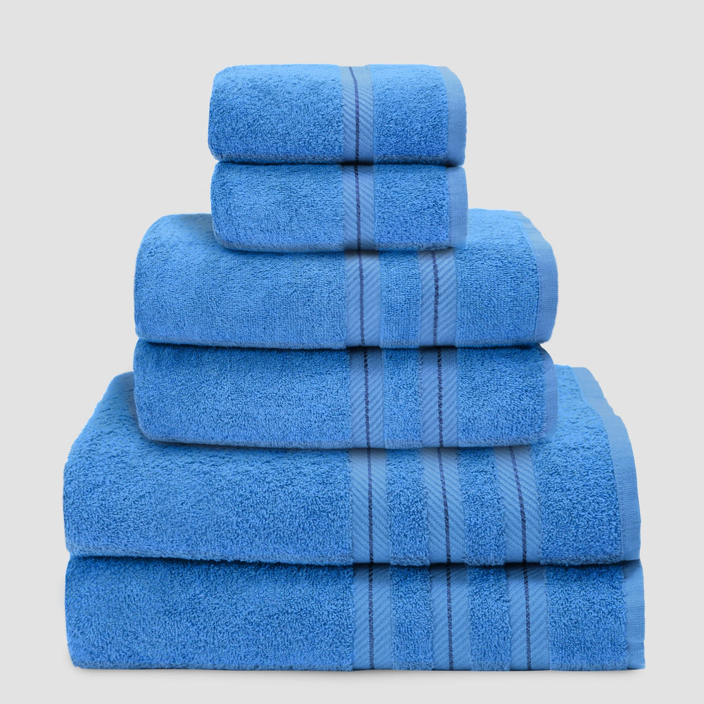 Wholesale Sky Blue Bath Sheets 450gsm 100% Cotton