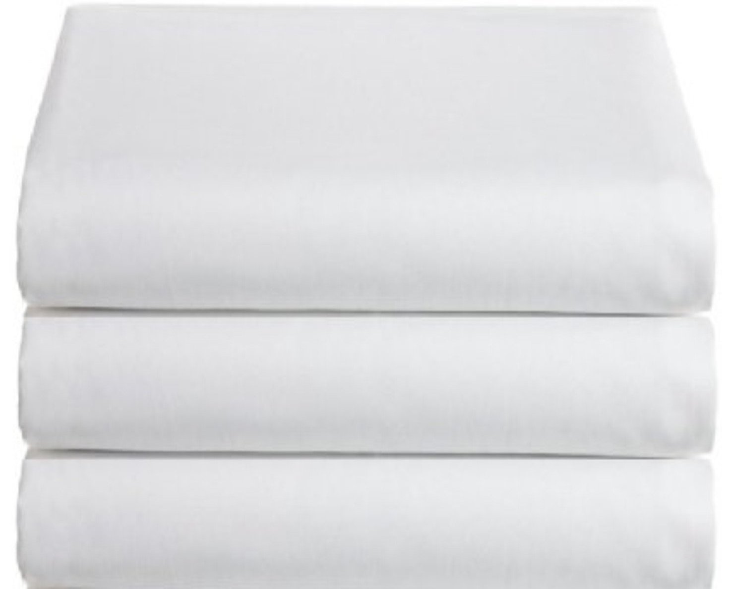 Emperor Extra Large Flat Sheet 100% Cotton Sateen 400Tc White